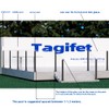 Tagifet Black Glass Railing Post,304 Stainless Steel Glass Railing Post: