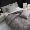 Lazzaro Double Duvet Set - Premium Brushed Microfiber Double Duvet