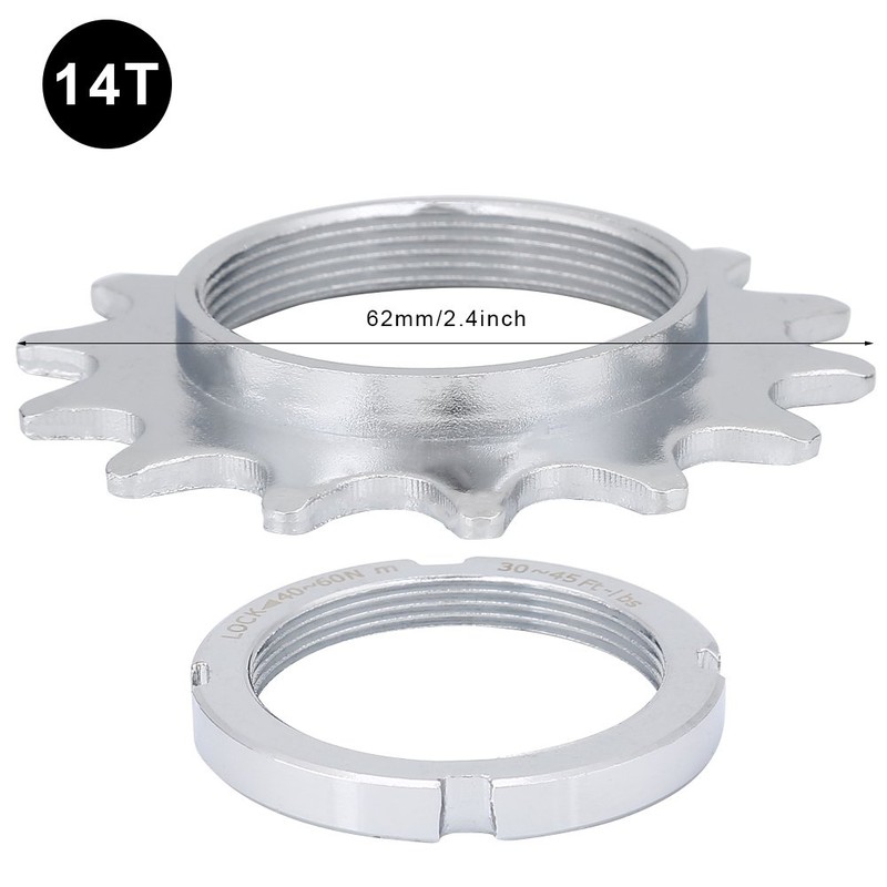 VGEBY Bicycle Cassette Cog, High Strength Steel Bicycle Single Speed