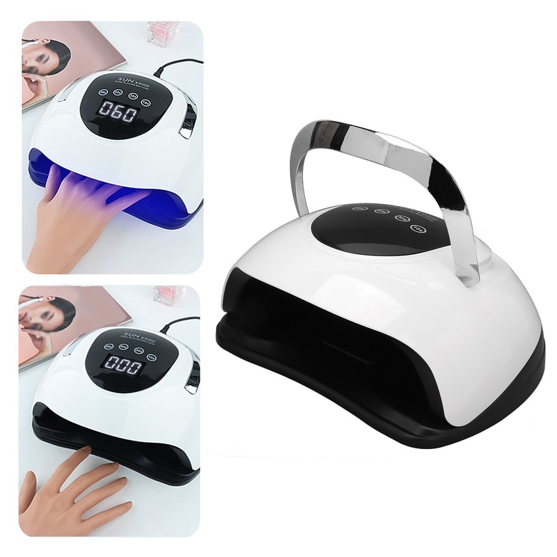 LED UV Nail Dryer 220W 57pcs Lamp Chips 4 Timers