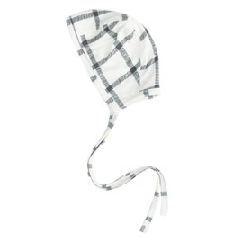 Copper Pearl Baby Bonnets: Ultra-Soft, Comfy to Wear, Tie-On Infant Sun Hat for Protection Against UV Rays, Trendy Coordinating Designs Swaddles, 0-3 Months - Ledger