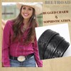 BELTROAD Western Leather Buckle Belt for Men Women Cowboy Cowgirl