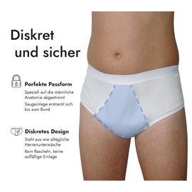 Hydas Mens Washable Incontinence Pads Incontinence Pads Incontinence Pads Size 9