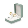Papten H17201 Earrings Case, PU Leather, Portable, Mini, 1 Piece,
