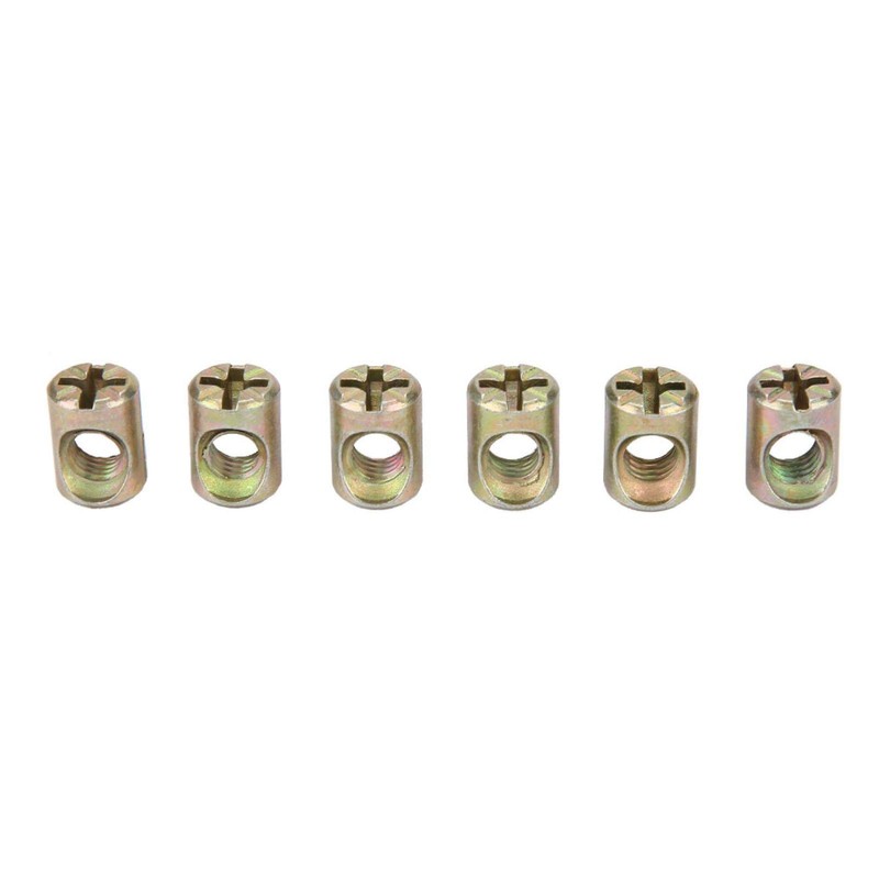 Furniture Barrel nut Cabinet Connector Fastener Threaded Inserts for Wood