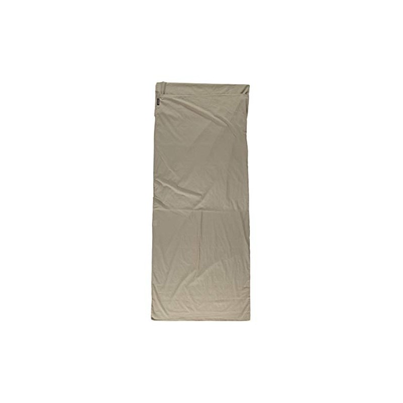 Cocoon Travel Sheet Cotton Sleeping Bag Egyptian Cotton, brown