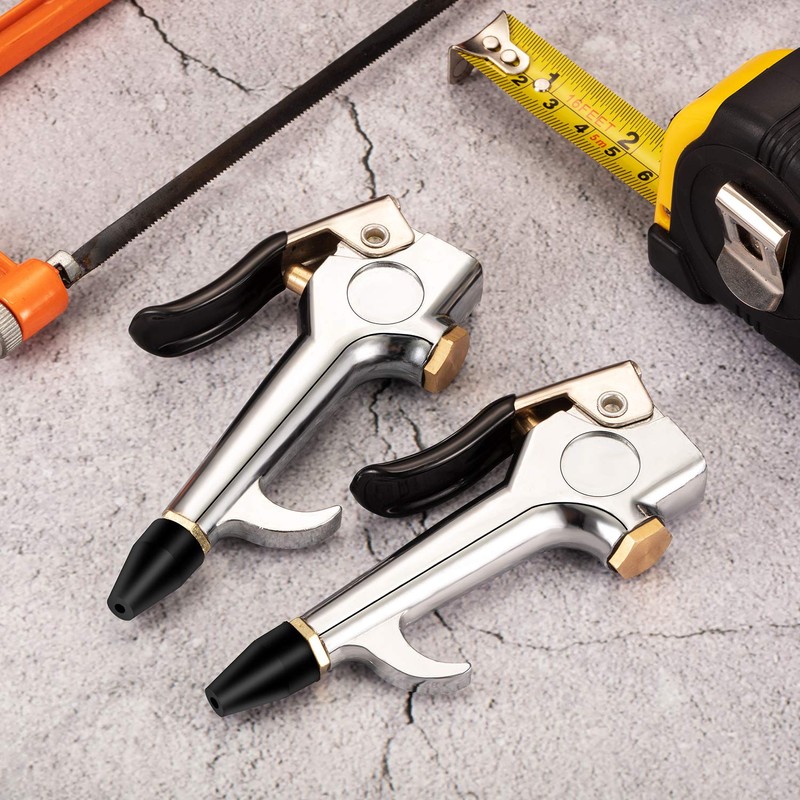 12 Pcs Air Blow Gun 1/12 NPT Nozzle Rubber Safety