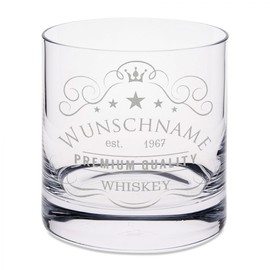 Leonardo Whiskyglas mit Gravur von Namen & Geburtsjahr - Premium Quality - Geschenke für Whiskyliebhaber - Geburtstagsgeschenk Männergeschenk - Whiskygeschenke