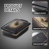 KOOV Ceramic Casserole Dish with Lid, Rectangular Baking Dish Set,