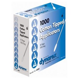 PACK OF 3 EACH COTTON-TIP APP 6" N/S 4302 DYN BX/1000 PT#61678443022