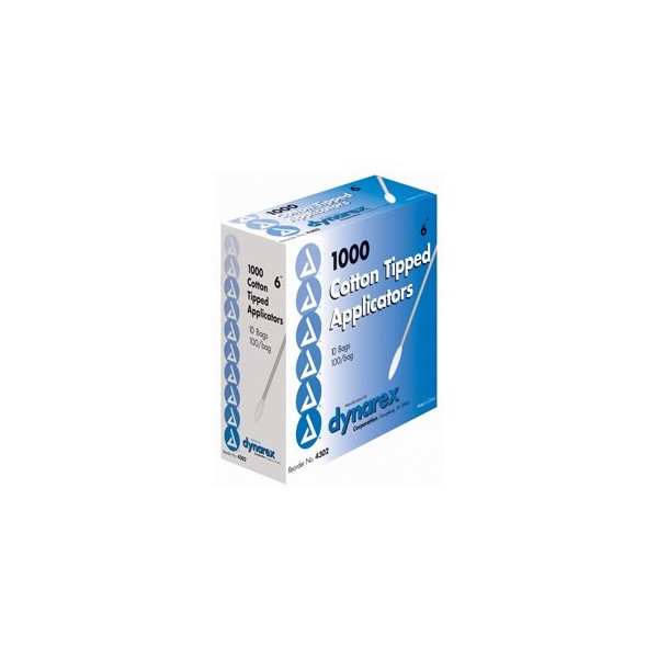 PACK OF 3 EACH COTTON-TIP APP 6" N/S 4302 DYN