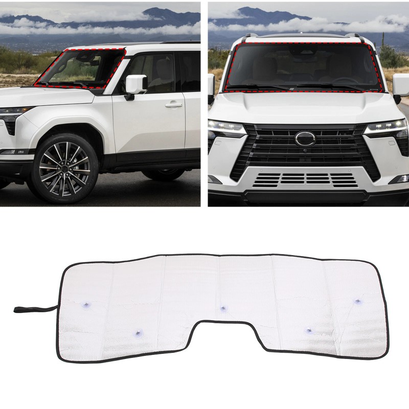 car-attention Front Windshield Cover Sun Shade Protective Cover For Lexus