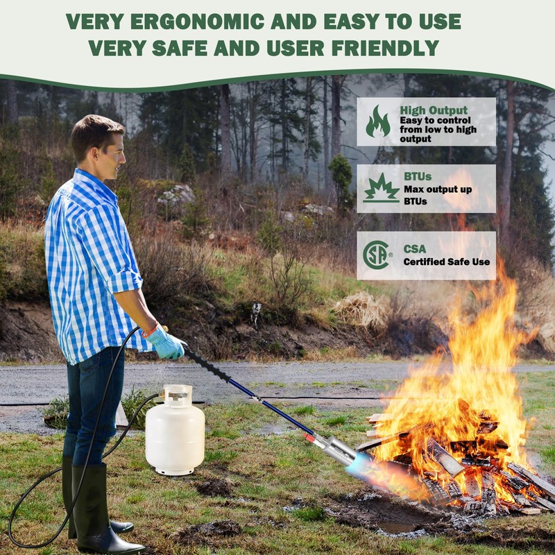 ARTFLAMM Propane Torch Weed Burner Kit with Storage Bag, Weed