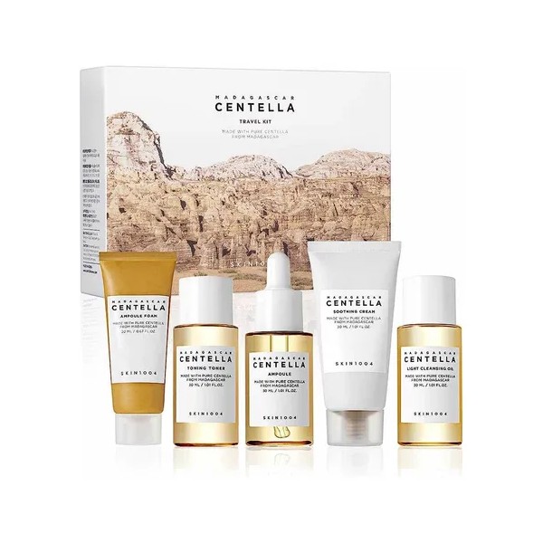 Skin1004 Madagascar Centella Travel Kit, Juego De 5 Piezas Momento