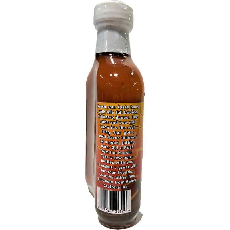 Orange Krush Habanero Hot Sauce, 5oz