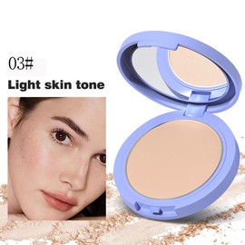 Recommended for beginner studentsto use oil skins for long-asting oilcontrol, with a fixed makeup powderthat exudes confidence and radiancefor women flawless gentle smooth matte cosmetic waterproof - Color: #03