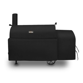 JIESUO Grill Cover for Oklahoma Joe's Longhorn Offset Smoker Grill, Durable & Waterproof Oklahoma Joes Smoker Accessories