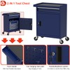 5-Drawer Rolling Tool Chest, Tool Cabinet Garage 2 in 1
