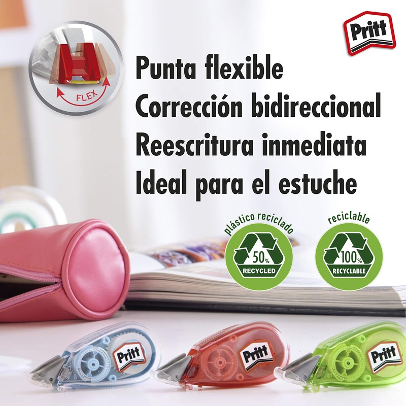 Pritt PRKM2 Correction Roll Pack of 2 Rolls.