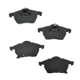 TRQ Front Posi Metallic Brake Pad & Rotor Performance Drilled Slotted Zinc Rotor Kit