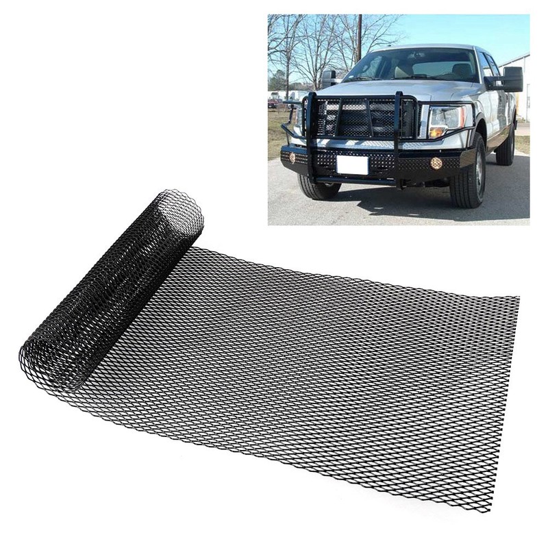 6*12mm Aluminum Alloy Car Front Grille Mesh Sheet Grid Body