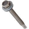 ITW Brands 21427 150 Pack, 12-14 x 2, Teks Hex Washer Head Drill Point Screws Provide Secure