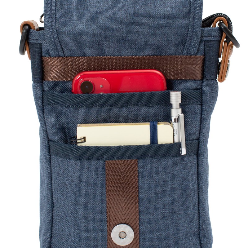 Mustache MDP-0655 2-Way Mini Shoulder Pouch, Scissor Bag, Cross-Body