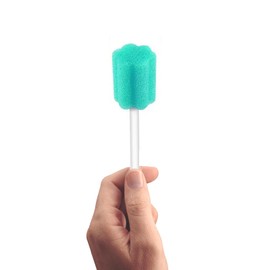 Oral Care Sticks, Disposable Oral Care Sponge, 250 Pieces, Mouth Sponges, Oral Care Sticks for Cleaning in Dental Clinics, 4 Flavours, Sterile (Lemon)