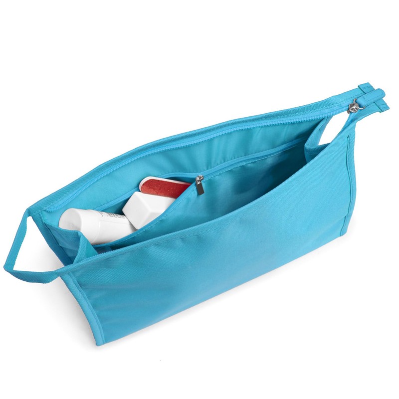 Large Waterproof Textile Toiletry Bag Cosmetic Bag for Travel -
