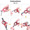 Azarxis Aluminum Guyline Tensioner Guy Rope Adjuster Wind Cord Buckle