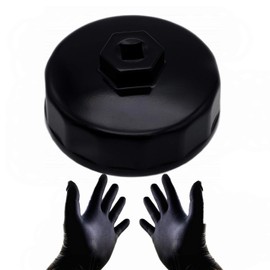 EASE2U E 74mm 14 Flute Oil Filter Wrench Fit for Benz, Sprinter, VW, Mazda, and More – Also Fits for Select Mobil1, Mahle and Other Aftermarket Filters