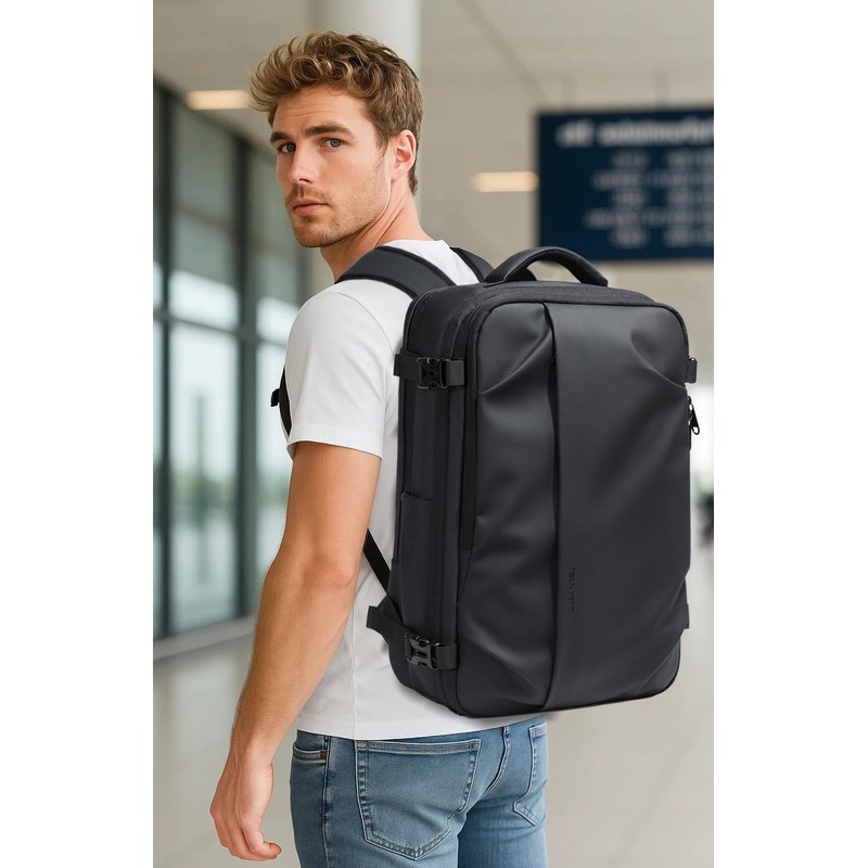 Cusangel vacuum backpack travel with pump compression,18in vac travel 45L