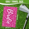 awufncksn Pink Golf Towel Golf Accessories for Men and Women