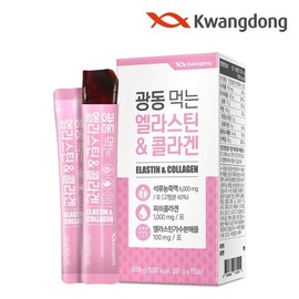 Guangdong Eating Elastin Low Molecular Collagen Jelly 15 Poes 1 Box Hyaluronic Milk Ceramide / 광동 먹는 엘라스틴 저분자 피쉬 콜라겐 젤리 15포 1박스  히알루론산 밀크세라마이드