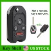 Unbranded Flip Key Remote Fob Shell for Honda Pilot 2009