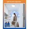 wowatt 2Pcs Motion Sensor Ceiling Light Wired, 3000K/4000K/6000K Selectable Motion