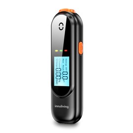 Innoliving INN-991 Breathalyzer Portable Accurate Digital Display Fast Alcohol Detect Advanced Sensor for Personal Use and Car Safety USB-C or