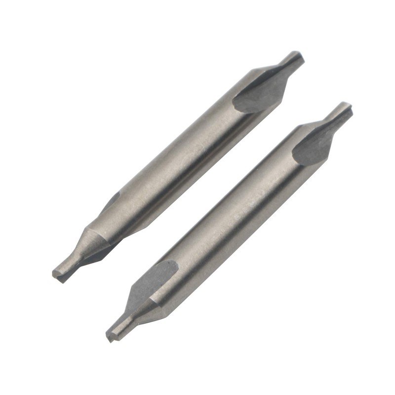 Pxyelec 10pcs HSS Combined Center Drill Countersink 60 Degree Bit