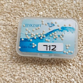 YEYKZART 712 - Diamantes de repuesto para pintura de diamantes, abalorio, piedras redondas, para arte de diamantes, color perdido, 3500 unidades