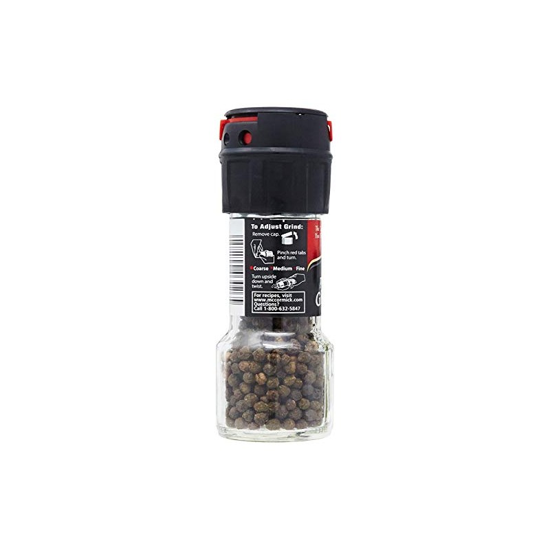 Case of McCormick Black Peppercorn Grinder (6 Total)