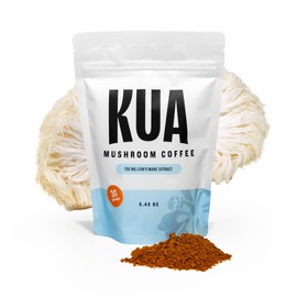 KUA Café Orgánico Con Hongos Con Extracto de Melena de León para Una Mejor Concentración, Mejor Humor Y Más Energía. Sin Azúcar, 0 Calorías. 30...    