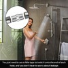 2 Pcs Shower Adapter, Shower Hose Connector, Shower Head Extension