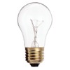 Satco S3814 130V Medium Base 25-Watt A15 Light Bulb, Clear