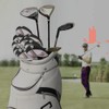 TOHMLAPE GOLF 10pcs White and Black UK Union Jack Flag
