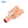 PATIKIL 1/4" x 1/4" x 1/4" ID Tee Tee Y