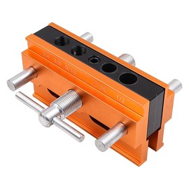 Tiardey Pocket Hole Jig Dowel Jig Clamping Range 10-60mm Drill Guide with 6 Bushings for Woodworking