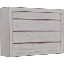 Craftmade CH1305-WW Designer Shiplap Door Chime, Whitewash (6.7"H x 9.3"W)