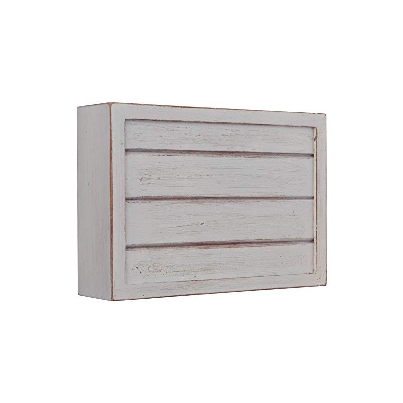 Craftmade CH1305-WW Designer Shiplap Door Chime, Whitewash (6.7"H x 9.3"W)
