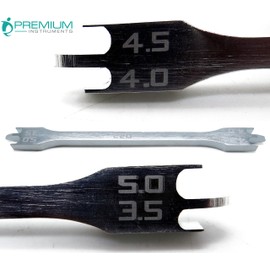 Dental Bracket Height Gauge 022 Orthodontic 3.5mm-4mm-4.5mm-5mm Instruments