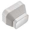 VYH 3x4 to 2x3 Gutter Downspout, Downspout to Downspout Adapter